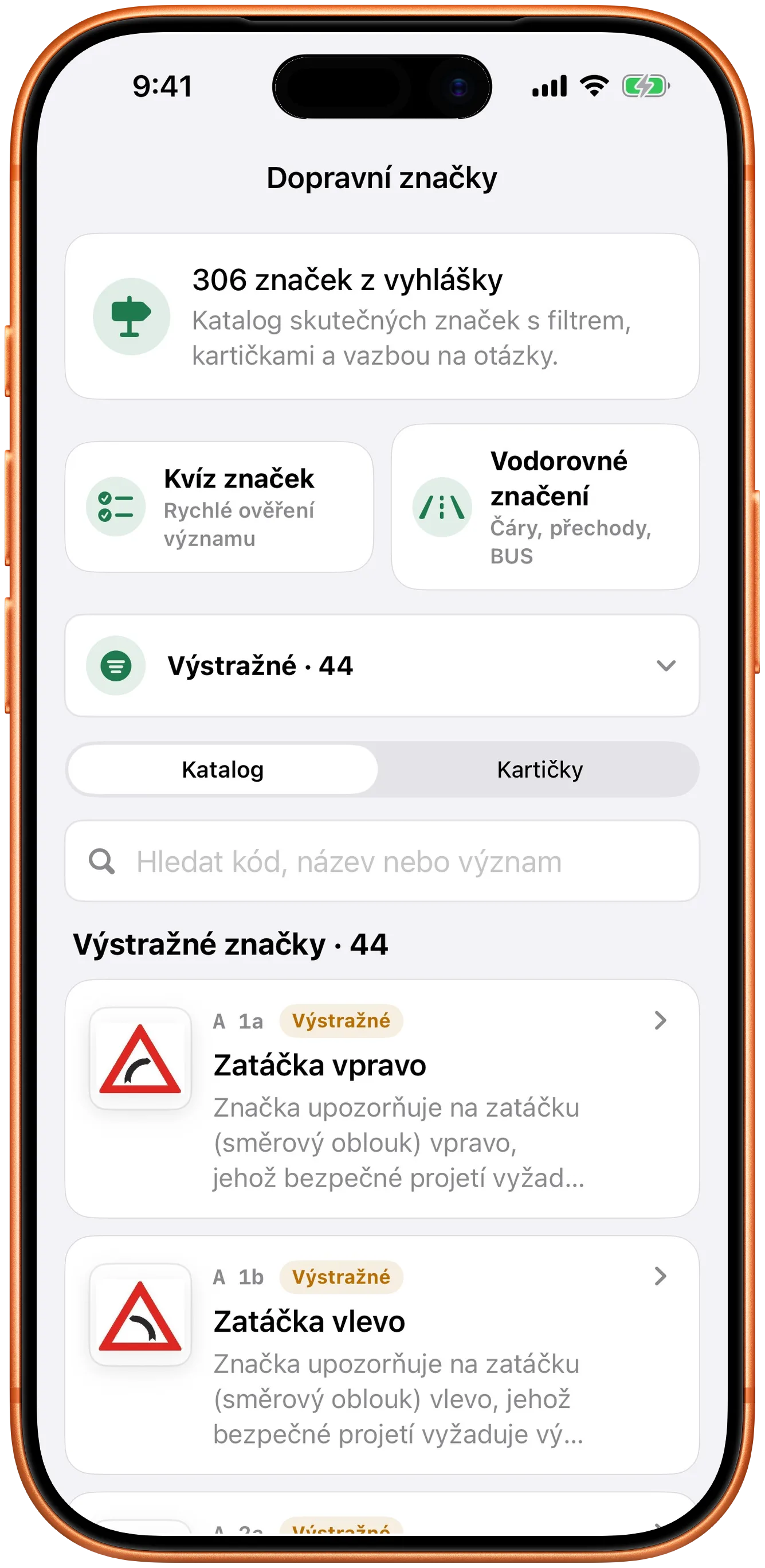 Katalog dopravních značek
