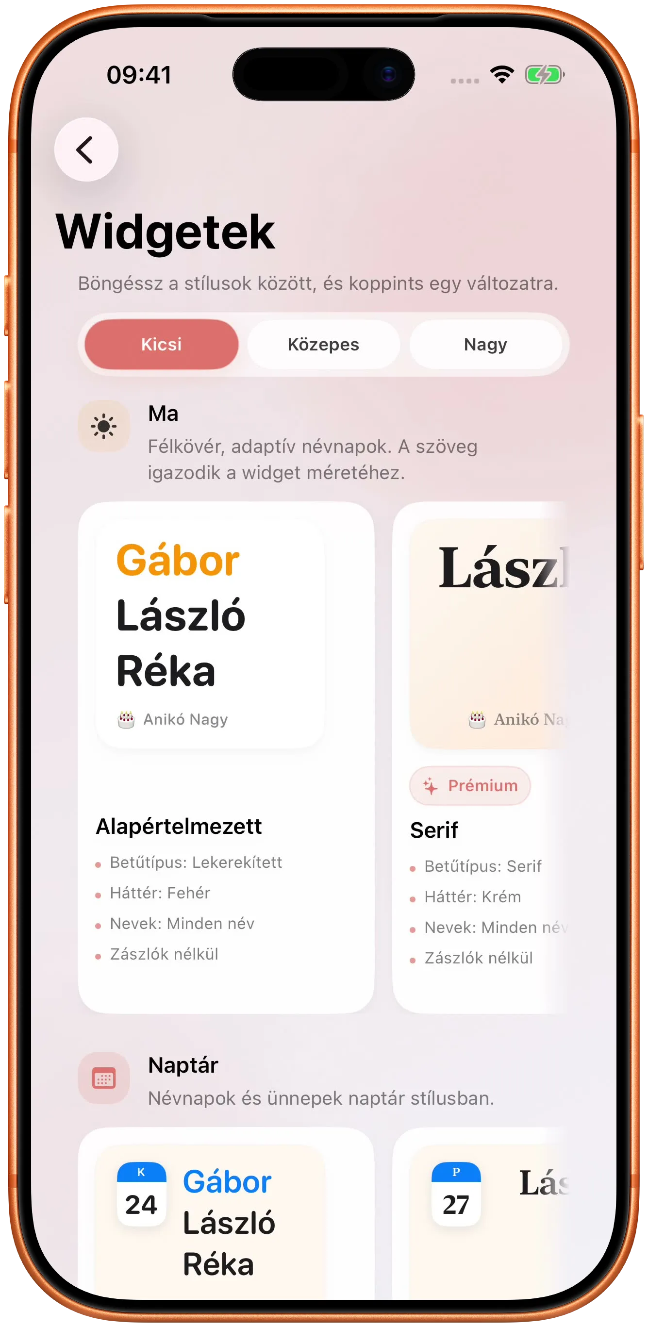 Egy widget, amely válaszol az alkalmazás megnyitása nélkül.