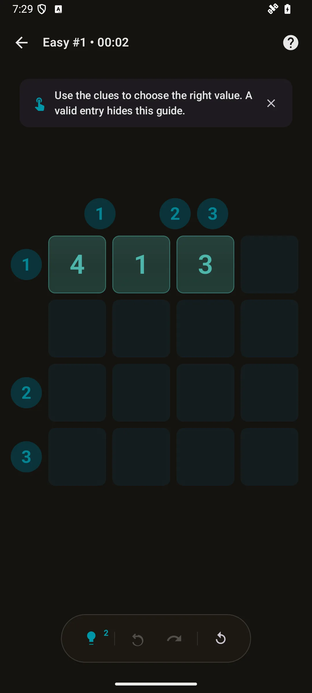 Towers on Android in dark mode