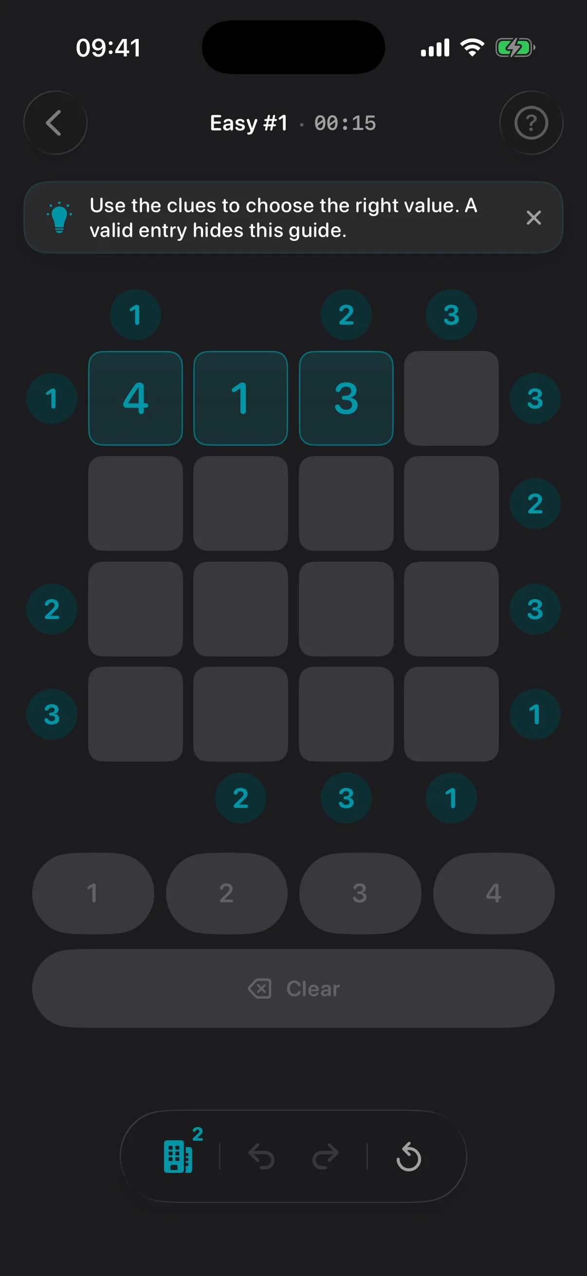 Towers on iPhone in dark mode